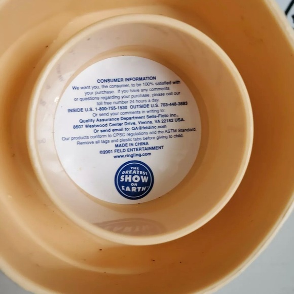 Ringling Bros Circus The Greatest Show on Earth Horse cup mug w/ hinged lid - Picture 5 of 6